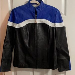 St. John Sport leather jacket